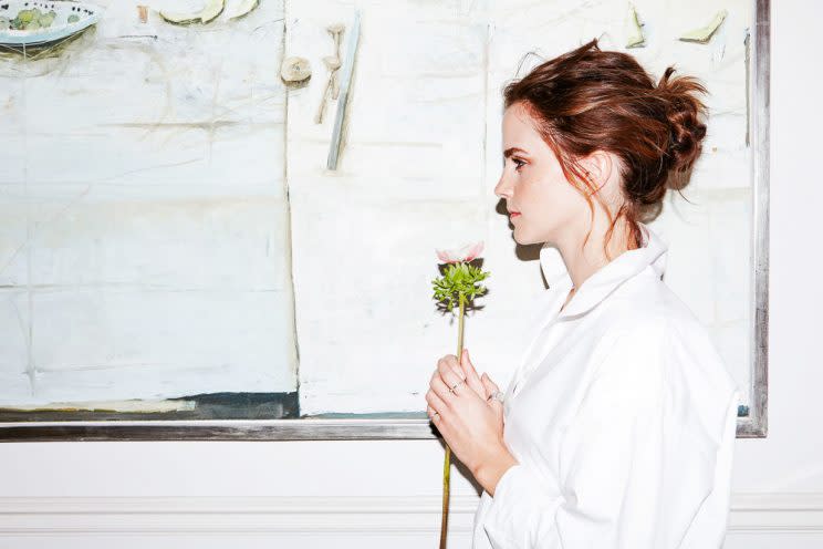 <i>Emma Watson gave intimate details to beauty site, Into The Gloss [Photo: Into The Gloss]</i>