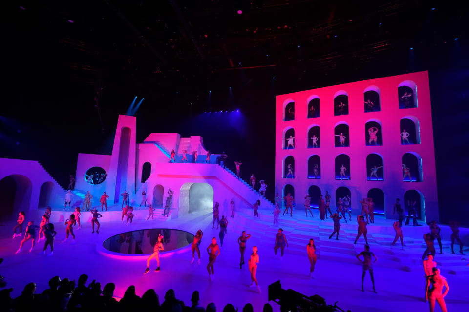 A view of the stage during Savage X Fenty Show Presented by Amazon Prime Video in Brooklyn, New York. (Photo: Dimitrios Kambouris/Getty Images for Savage X Fenty Show Presented by Amazon Prime Video )