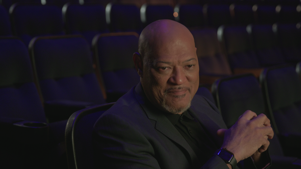 Laurence Fishburne is interviewed for Is That Black Enough For You?!? (Netflix)