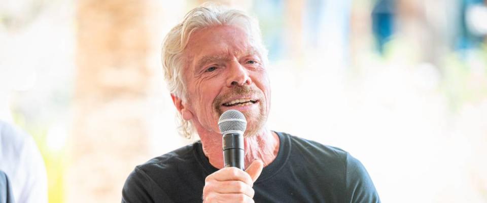 Richard Branson in Las Vegas NV 2021