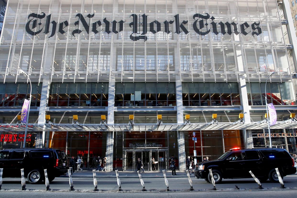 The New York Times announced Thursday that it will launch a monthly section for kids in its print newspaper.&nbsp; (Photo: Shannon Stapleton / Reuters)