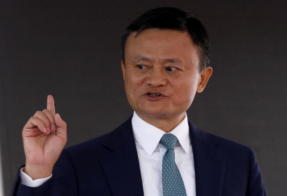 ADDIS ABABA, ETHIOPIA - NOVEMBER 25: Founder of Alibaba, Jack Ma makes a speech as he attends the Electronic World Trade Platform in Addis Ababa, Ethiopia on November 25, 2019. (Photo by Minasse Wondimu Hailu/Anadolu Agency via Getty Images)