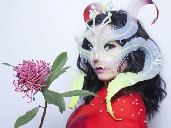 Bjork describes her upcoming spring tour as her 'most elaborate stage concert yet' (Rex)