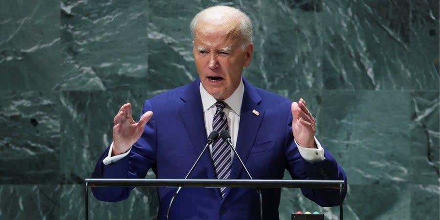 Joe Biden at the UN General Assembly, September 19, 2023