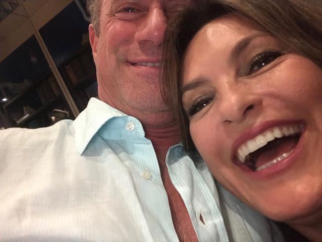 <p>Chris Meloni/Instagram</p> Christopher Meloni and Mariska Hargitay