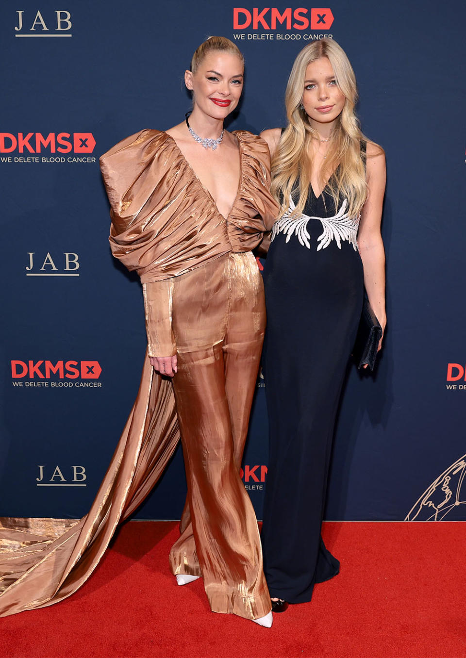 Jaime King and Charly Sturm attend the DKMS Gala 2022 on October 20, 2022 in New York City.