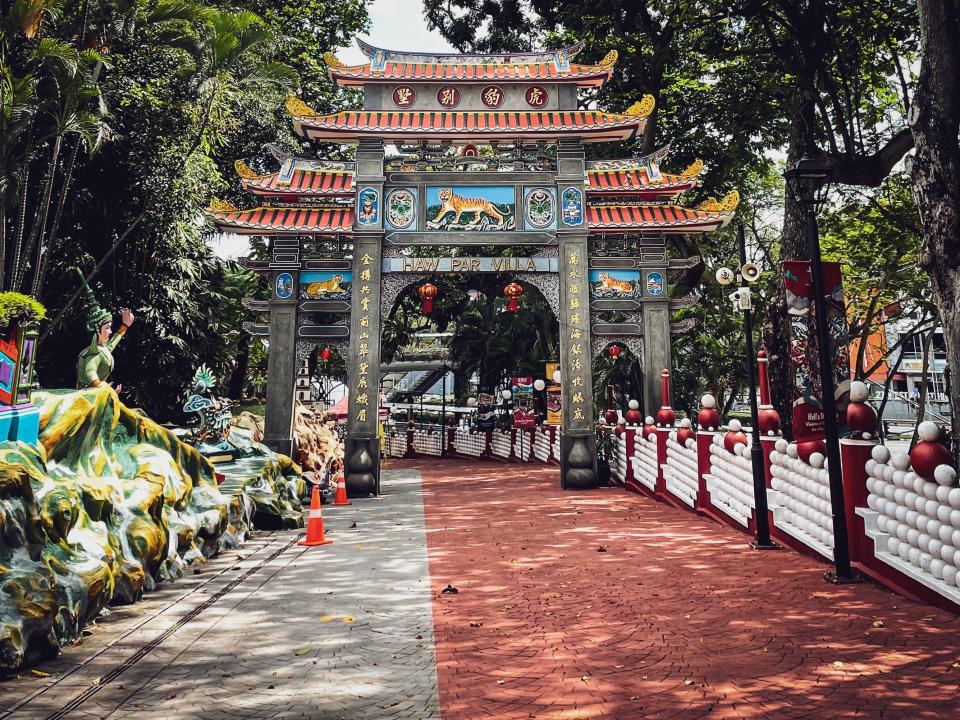 Haw Par Villa entrance.