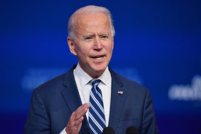 Joe Biden, le 10 novembre 2020 à Wilmington, dans le Delaware - Angela Weiss © 2019 AFP