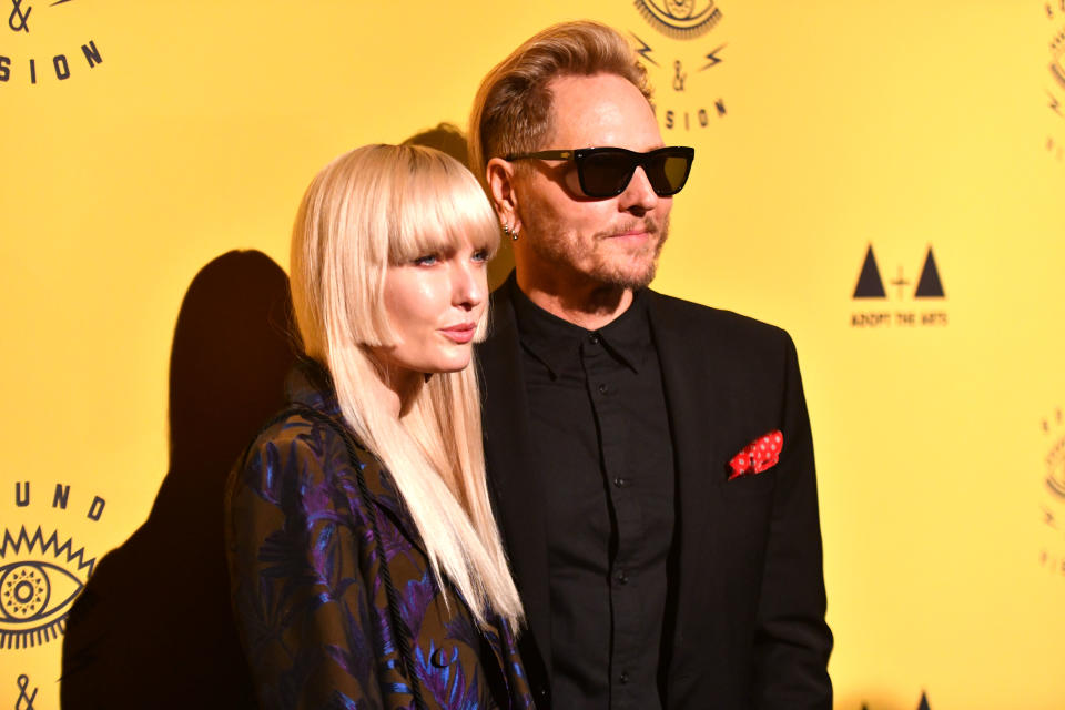 Ace Harper and Matt Sorum attend the 7th Annual Adopt the Arts Benefit Gala at The Wiltern on March 07, 2019 in Los Angeles, California. (Photo by Scott Dudelson/Getty Images)