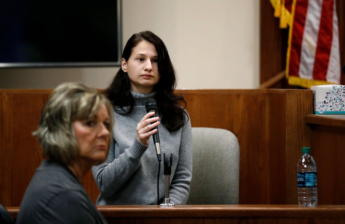 Gypsy Rose Blanchard takes the stand during the 2018 trial of Nicholas Godejohn (AP)