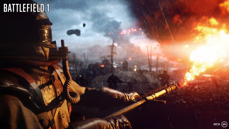 The destruction and beauty of “Battlefield 1”.