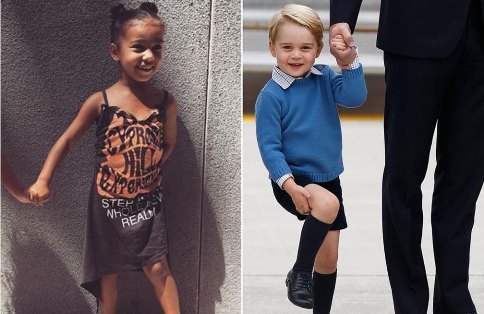 North West and Prince George | Kim Kardashian West/Instagram; Getty