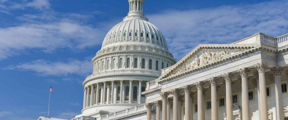 United States Capitol Building in Washington DC USA