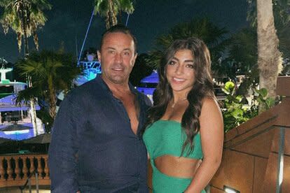 Joe Giudice and Milania Giudice in the Bahamas.