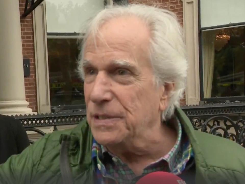 Henry Winkler was unexpected guest in hotel evacuated due to a fire (RTÉ News)