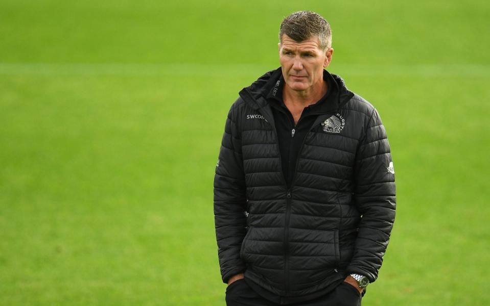 Rob Baxter, Director of Rugby of Exeter Chiefs during the Gallagher Premiership Rugby match between Exeter Chiefs and Gloucester Rugby at Sandy Park on September 09, 2020 -  Harry Trump/Getty Images