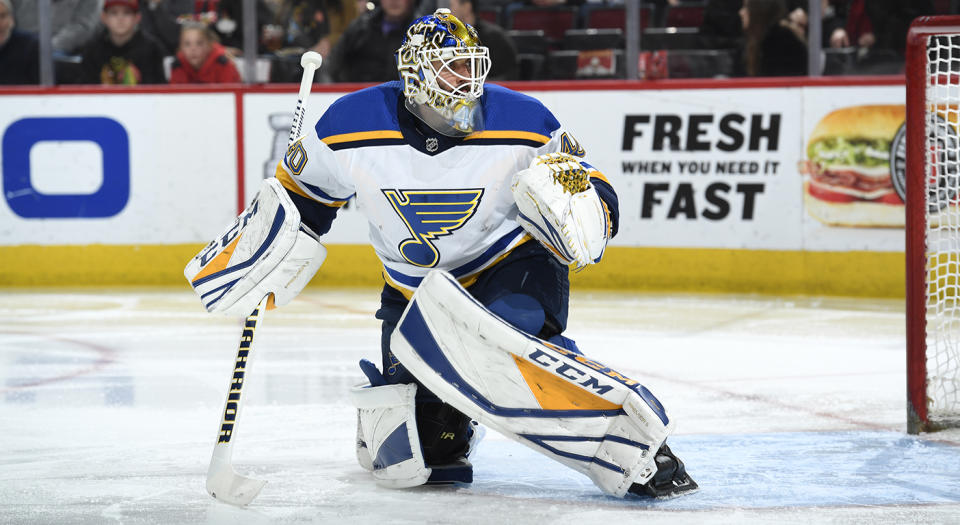 Carter Hutton hasn’t been “The Guy” yet in his career. (Photo by Bill Smith/NHLI via Getty Images)
