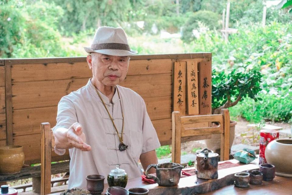 興雨的戶外茶席很受歡迎。圖／桃園市就業職訓服務處提供