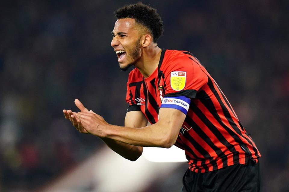 Bournemouth defender Lloyd Kelly remains sidelined by a knee problem (Adam Davy/PA) (PA Archive)