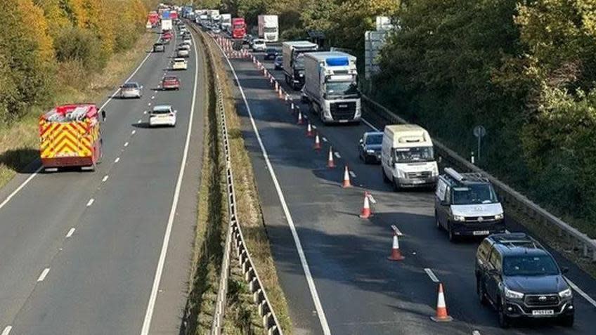 Queues on the A34