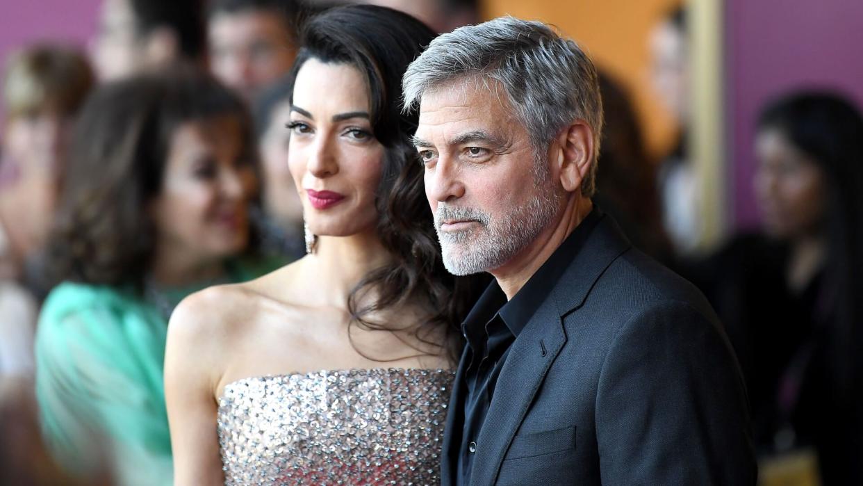 Amal Clooney and George Clooney'Catch-22' TV show premiere, London, UK - 15 May 2019.