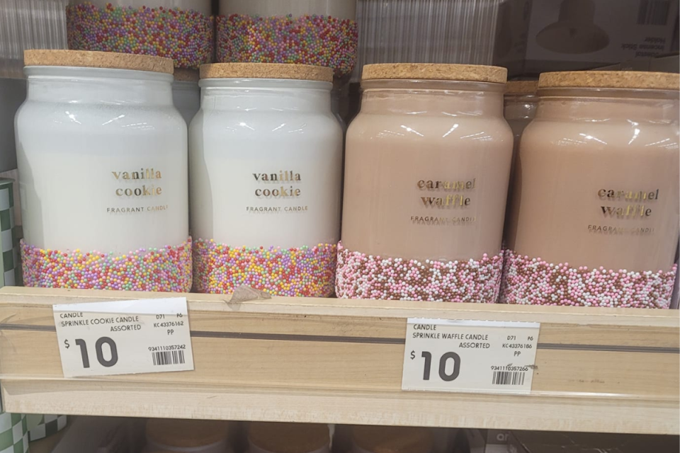 The sweet candles aren't a hit with everyone. Photo: Facebook/Kmart Hacks & Decor Australia