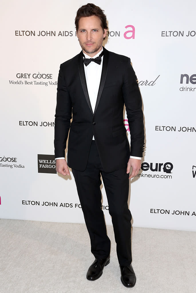 Peter Facinelli arrives at the 21st Annual Elton John AIDS Foundation's Oscar Viewing Party on February 24, 2013 in Los Angeles, California.