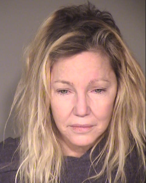 Heather Locklear’s latest mug shot. Hours after she was released from police custody, another 911 call was placed from her home and she was taken to the hospital. (Photo: Ventura County Sheriff’s Office)