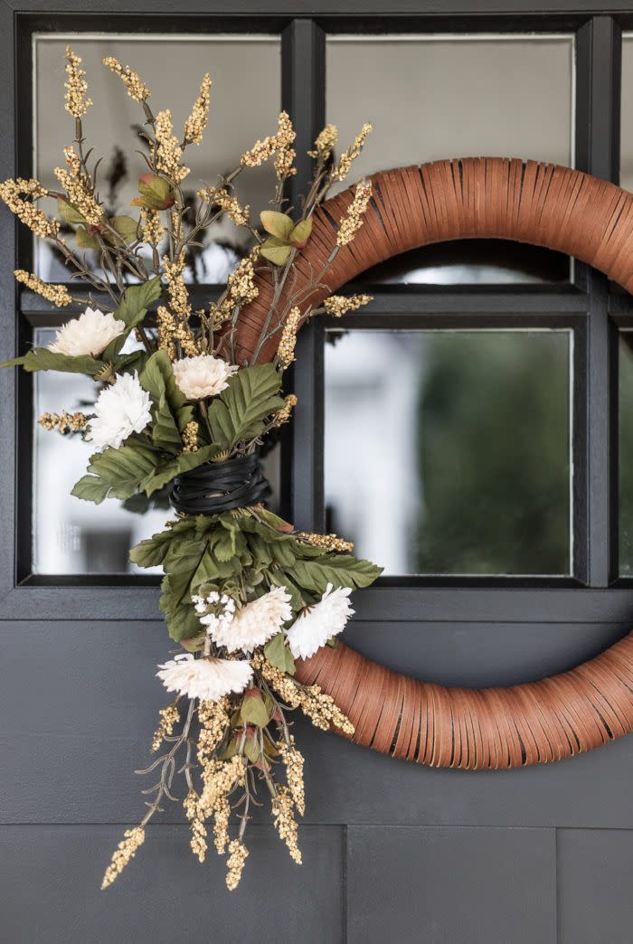 Luxe Leather Wreath