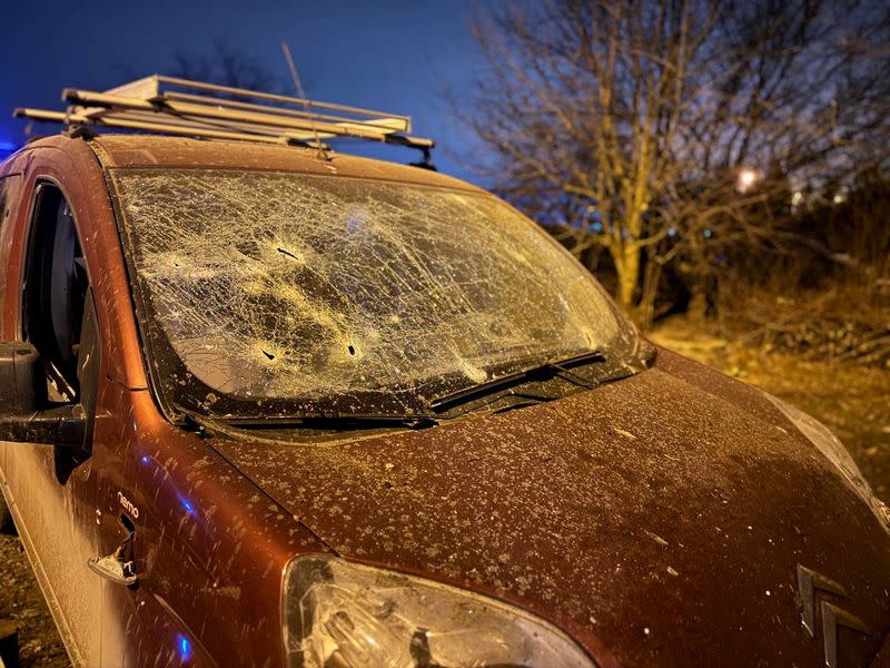 Aftermath of shelling in Belgorod