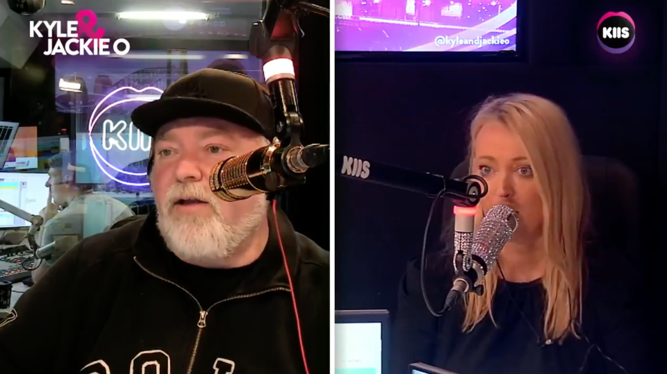 Jackie O sheepishly backtracked after asking State of Origin star Latrell Mitchell an awkward sex question. Photo: Kiis FM