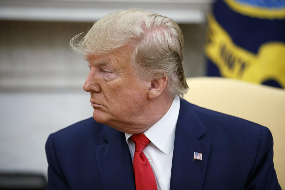 President Donald Trump supports the lawsuit and has Justice Department lawyers arguing on its behalf, even though he says he wants "insurance for everybody" and "great health care." (Photo: Associated Press)
