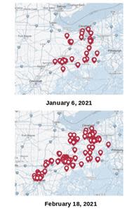 The Company has considerably expanded its retail footprint in the state of Ohio in Q1 2021, placing TAAT™ in numerous stores located in major metropolitan areas including Cincinnati (population 301,000) and Columbus (population 878,000)