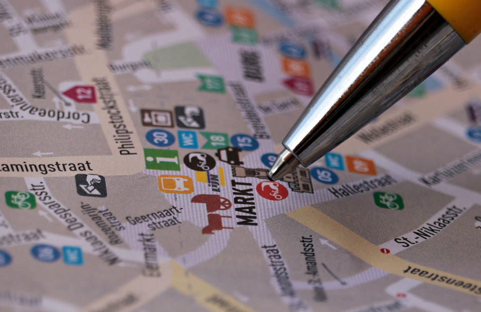 Viajar con mapas de papel