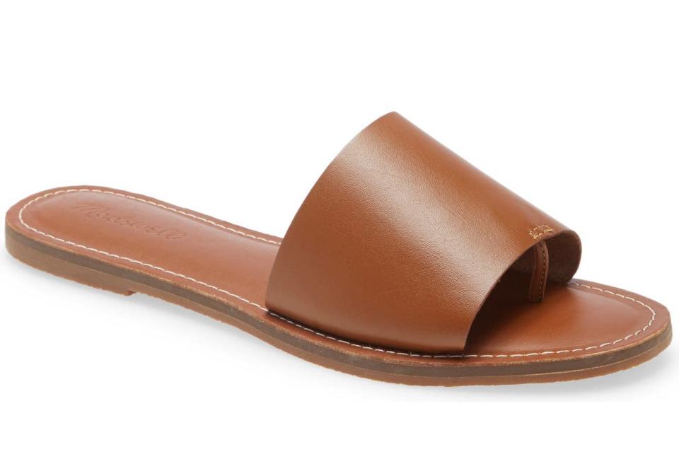 Madewell The Boardwalk Post Slide Sandal. Image via Nordstrom.