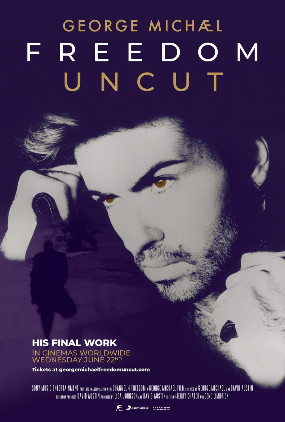 ‘George Michael Freedom Uncut’ will be released in cinemas globally on 22 June (Sony Music Entertainment)