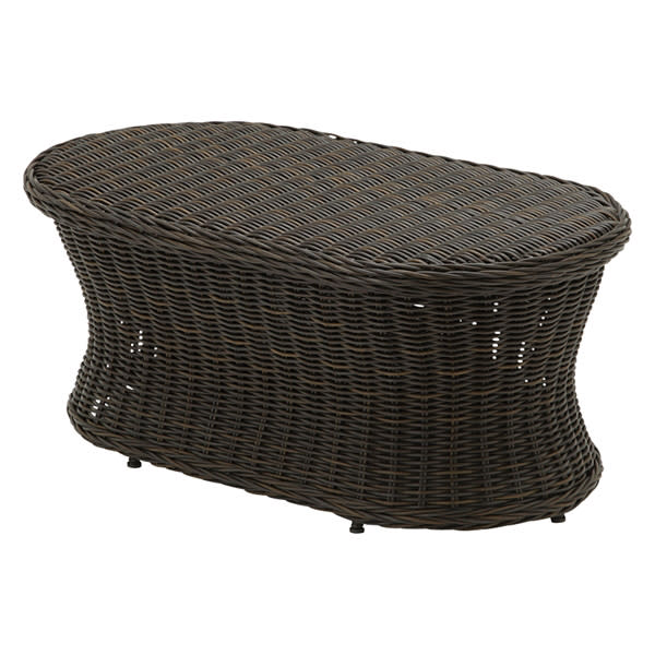 <a href="http://www.johnlewis.com/231547240/Product.aspx" rel="nofollow noopener" target="_blank" data-ylk="slk:Gloster Havana Table - £499 – John Lewis;elm:context_link;itc:0;sec:content-canvas" class="link ">Gloster Havana Table - £499 – John Lewis</a><br><br>This oval coffee table is ideal for use in a conservatory as it’s made from all-weather wicker, and a glass cover is also available to buy separately to create a clean sheen on the surface.