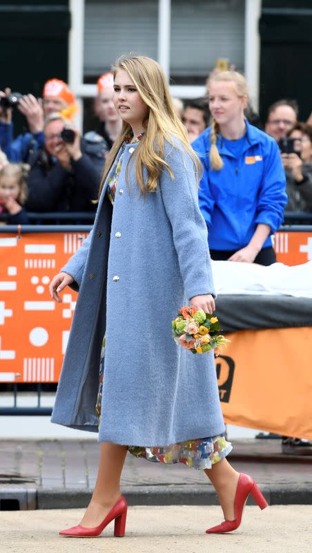 FILE PHOTO: Princess Catharina-Amalia of the Netherlands takes part in King's Day in Amersfoort, Netherlands April 27, 2019