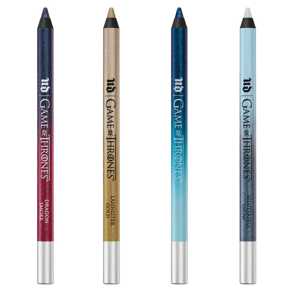 The Urban Decay | Game of Thrones 24/7 Glide-On Eye Pencils. (Photo: Urban Decay)