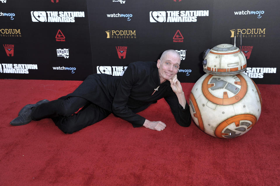 Doug Jones attends the 45th Annual Saturn Awards at the Avalon Hollywood on Friday, Sept. 13, 2019, in Los Angeles. (Photo by Richard Shotwell/Invision/AP