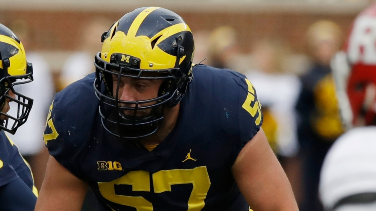 Patrick Kugler in 2017 playing for Michigan