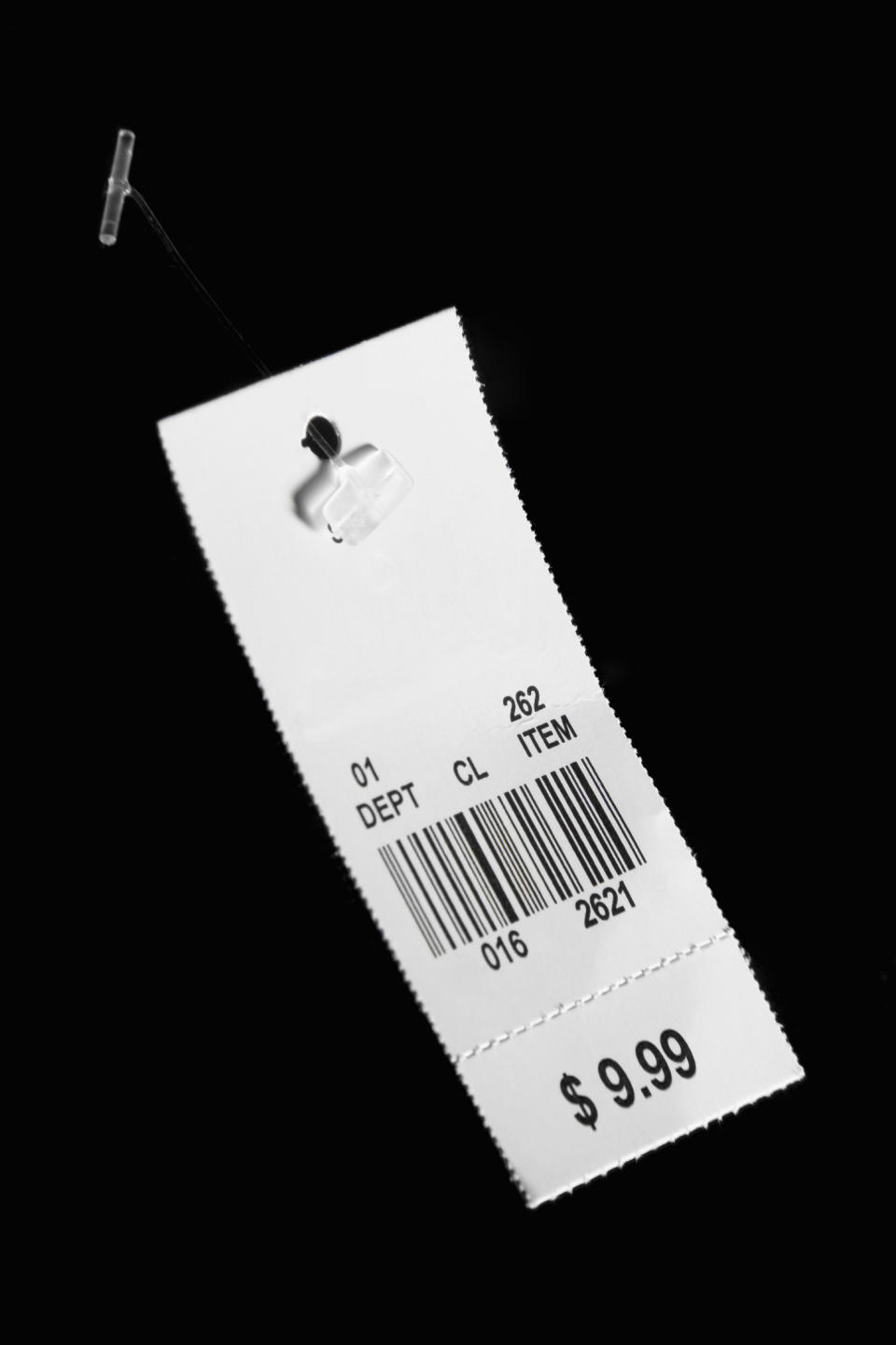 price tag