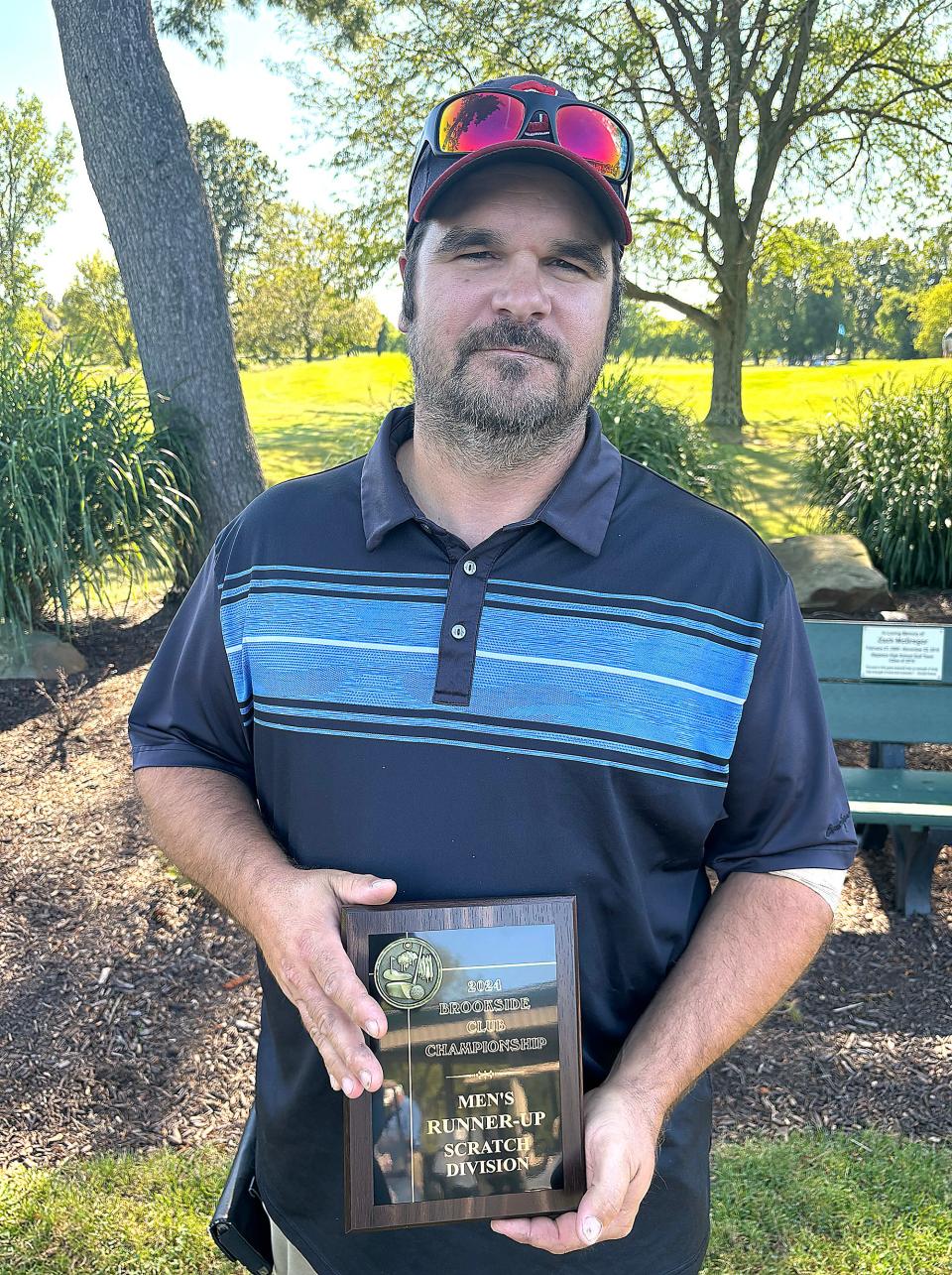 Jack Yonkovski was the runner-up in Men's Scratch Divison in the 2024 Brookside Golf Course Club Championship.