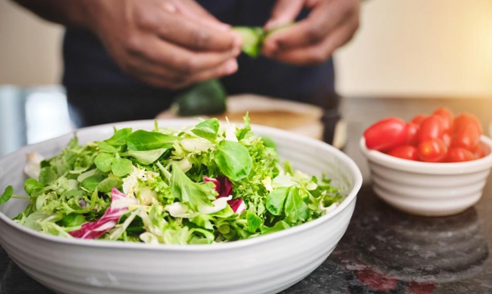 Keep your salad in an airtight container until you’re ready to serve it, Torres advises. Getty Images