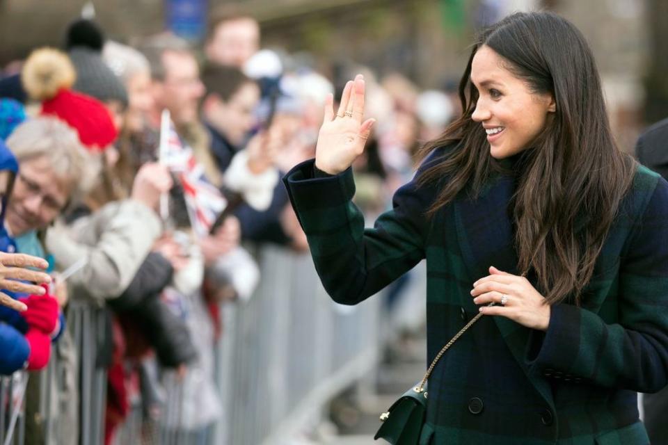 Meghan Markle in Edinburgh on February 13, 2018.