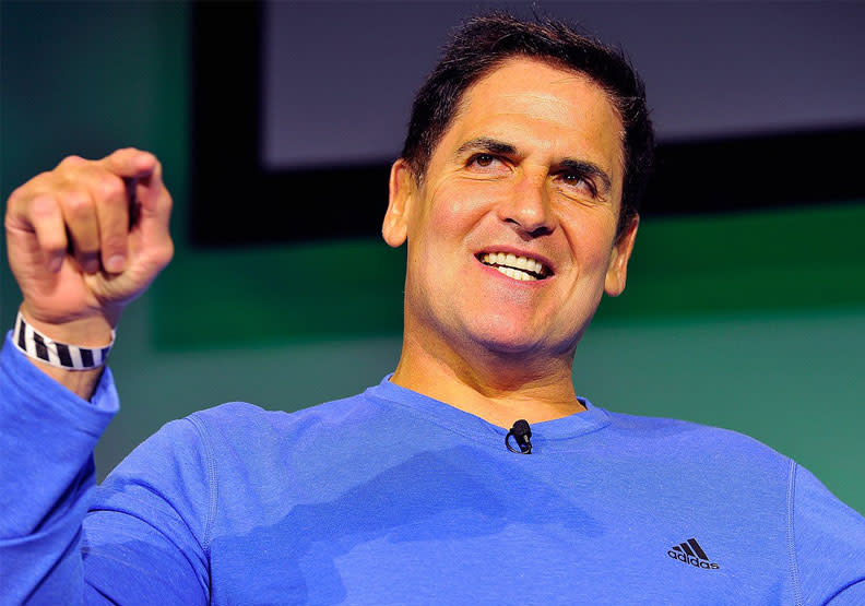 美國富豪、NBA達拉斯獨行俠隊老闆庫班（Mark Cuban）。Flickr by TechCrunch