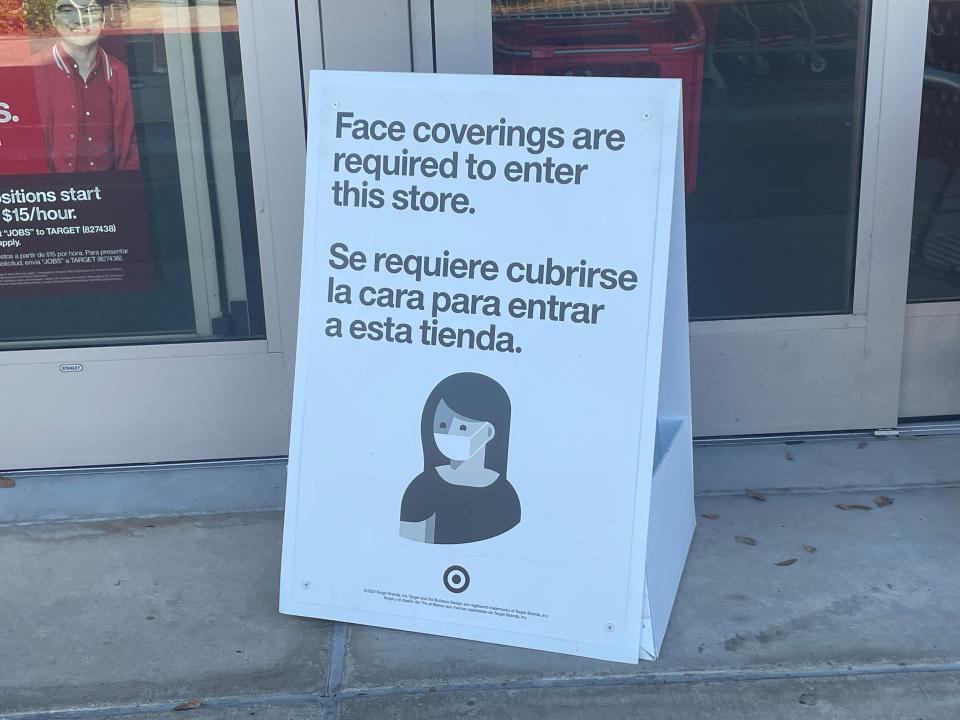 Target started requiring consumers wear masks in stores nationwide in August 2020.