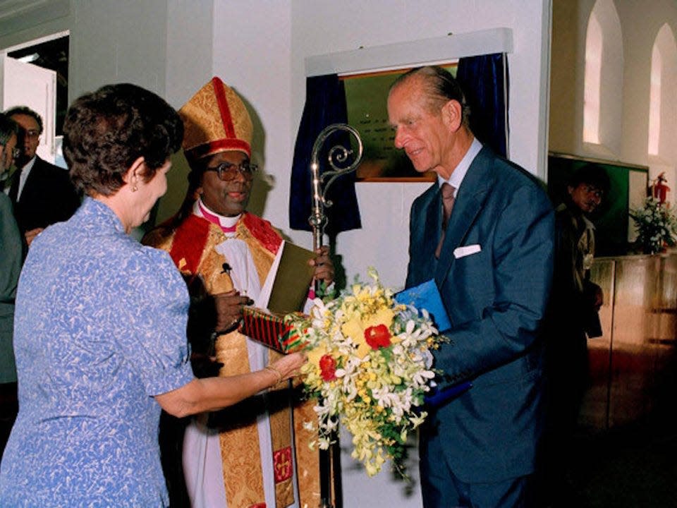 Philip at St. Mary's Cathedral in Kuala Lumpur