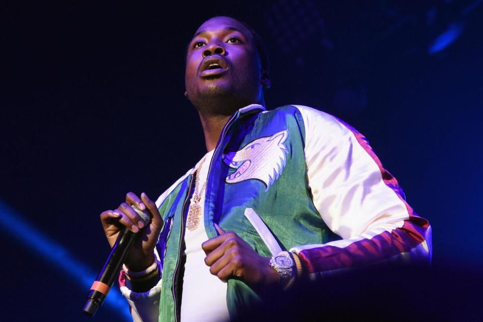 Meek Mill collabs with Boogie Wit Da Hoodie and Ed Sheeran on song 1000 Nights. (Getty)