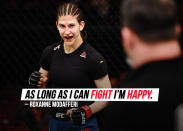 Roxanne Modafferi is still <a href="https://sports.yahoo.com/roxanne-modafferi-excited-for-jennifer-maia-rematch-july-20-233712133.html" data-ylk="slk:anticipating her rematch;elm:context_link;itc:0;sec:content-canvas;outcm:mb_qualified_link;_E:mb_qualified_link;ct:story;" class="link  yahoo-link">anticipating her rematch</a> against Jennifer Maia.